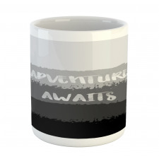 Brush Stroke Words Mug