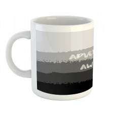 Brush Stroke Words Mug