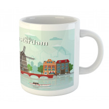 Colorful Houses Waterside Mug