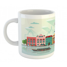 Colorful Houses Waterside Mug