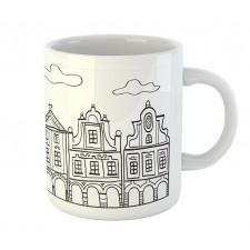 Village Houses Theme Mug