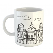 Village Houses Theme Mug