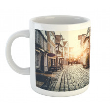 Old Town at Sunset Picture Mug