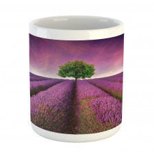 Lavender Fields and Tree Mug