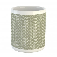 Abstract Banana Leaves Mug