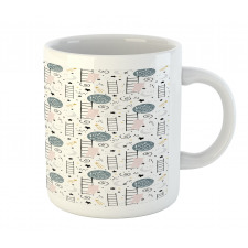 Love Theme Bear Stars Mug