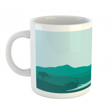 Animal in the Lake Mug