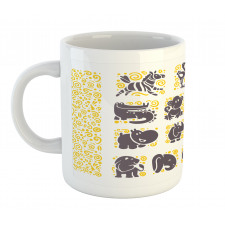 Grey Animal Mug