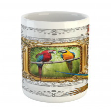 Exotic Colorful Birds Image Mug