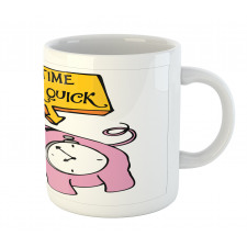 Save Time Shower Quick Piggy Mug