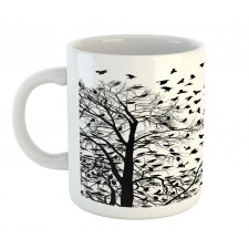 Flying Birds Tree Mug
