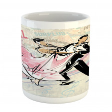 Romantic Dancing Couple Words Mug