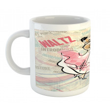 Romantic Dancing Couple Words Mug