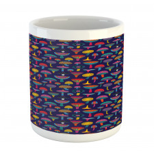 Sixties Inspired Retro Colors Mug