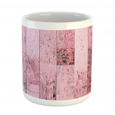 Pink Toned Rustic Planks Mug