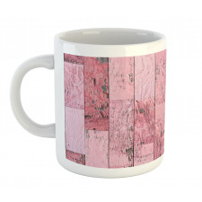 Pink Toned Rustic Planks Mug