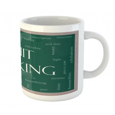 Smoking Message Blackboard Mug