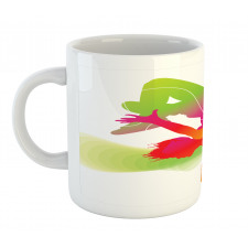 Colorful Sporty Theme Mug