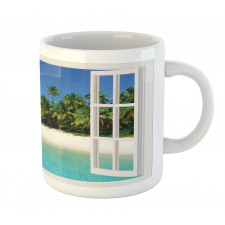 Paradise Island Palm Tree Mug