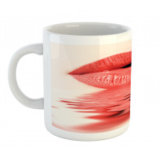 Female Blowing Kisses Mug