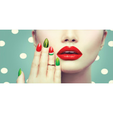 Watermelon Nail Art and Makeup Mug