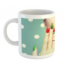 Watermelon Nail Art and Makeup Mug