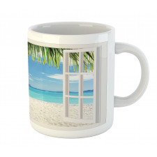 White Wooden Windows Mug