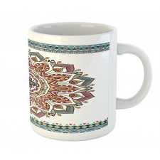 Floral Motifs Oriental Mug