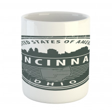 Aged America Emblem Ohio Mug