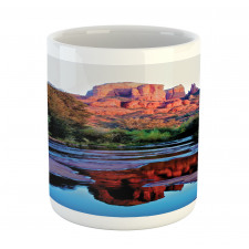 Majestic Cliffs Dawn Photo Mug