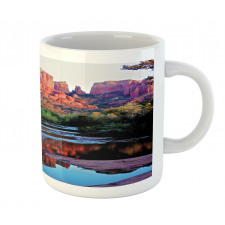 Majestic Cliffs Dawn Photo Mug