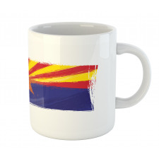 Grunge Design State Flag Mug