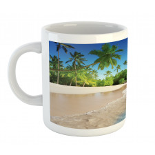 Suuny Ocean Palm Trees Mug
