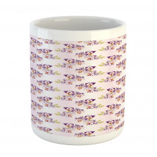 Oriental Flowers Ombre Mug