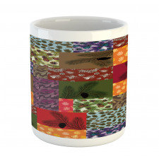 Colorful Pine Squares Art Mug