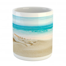 Pastel Beach Scene Mug