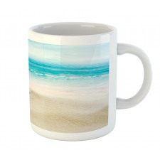 Pastel Beach Scene Mug