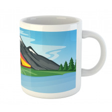 Camping Cartoon Mug