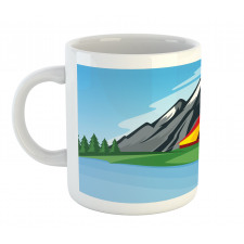 Camping Cartoon Mug