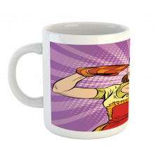 Retro Housewife Cooking Dinner Mug