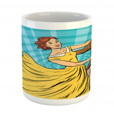 Dancing Romantic Retro Couple Mug