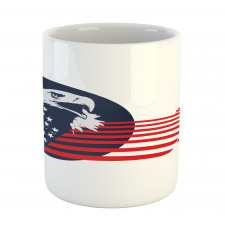 Eagle with Stars Stripes Mug