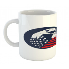 Eagle with Stars Stripes Mug