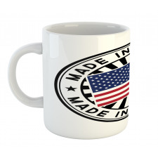 National Flag Stamp Design Mug