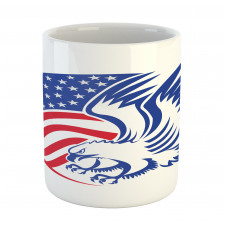 American Bald Eagle Flag Mug