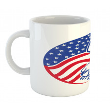 American Bald Eagle Flag Mug