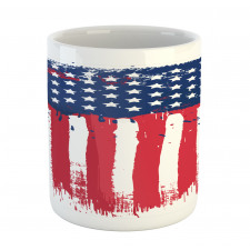 Vertical Hand-drawn Flag Mug