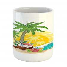 Coconut Drink Palms Mug