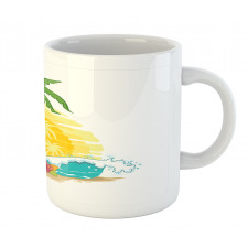 Coconut Drink Palms Mug