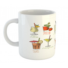 Famous Cocktails Mug